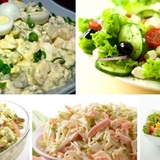 Piecas viegli pagatavojamas salātu receptes